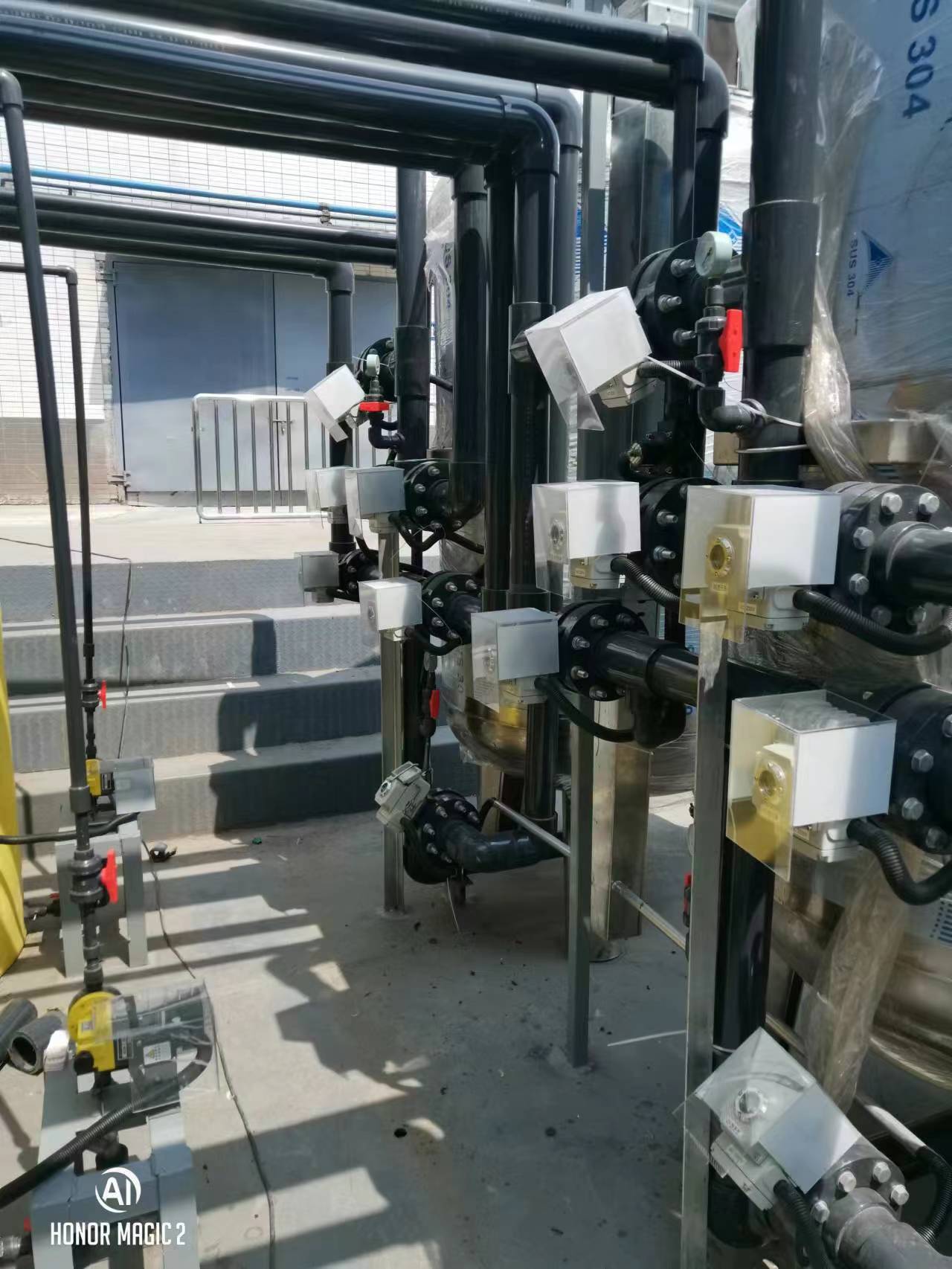 叙永郎酒东方玻璃有限公司空压循环水处理项目正式进入施工收尾阶段
